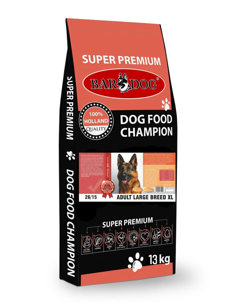 BARDOG ADULT Large & Breed XL 26/15 13 kg