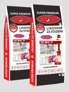 BARDOG Lisované krmivo Bardog Top Meat 70 2 x 15 kg