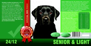 BARDOG SENIOR & LIGHT 24/12 jehněčí maso s rýží 4 kg