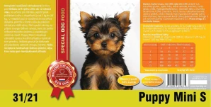 BARDOG PUPPY Mini S 31/21 kuřecí maso pro malá plemena 4 kg