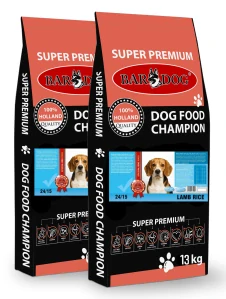 BARDOG LAMB & RICE 24/15 jehněčí maso 2 x 13 kg