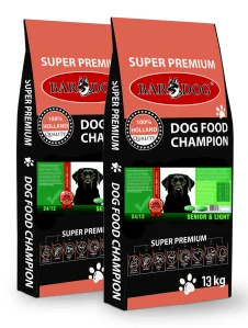 BARDOG SENIOR & LIGHT 24/12 jehněčí maso s rýží 2 x 13 kg